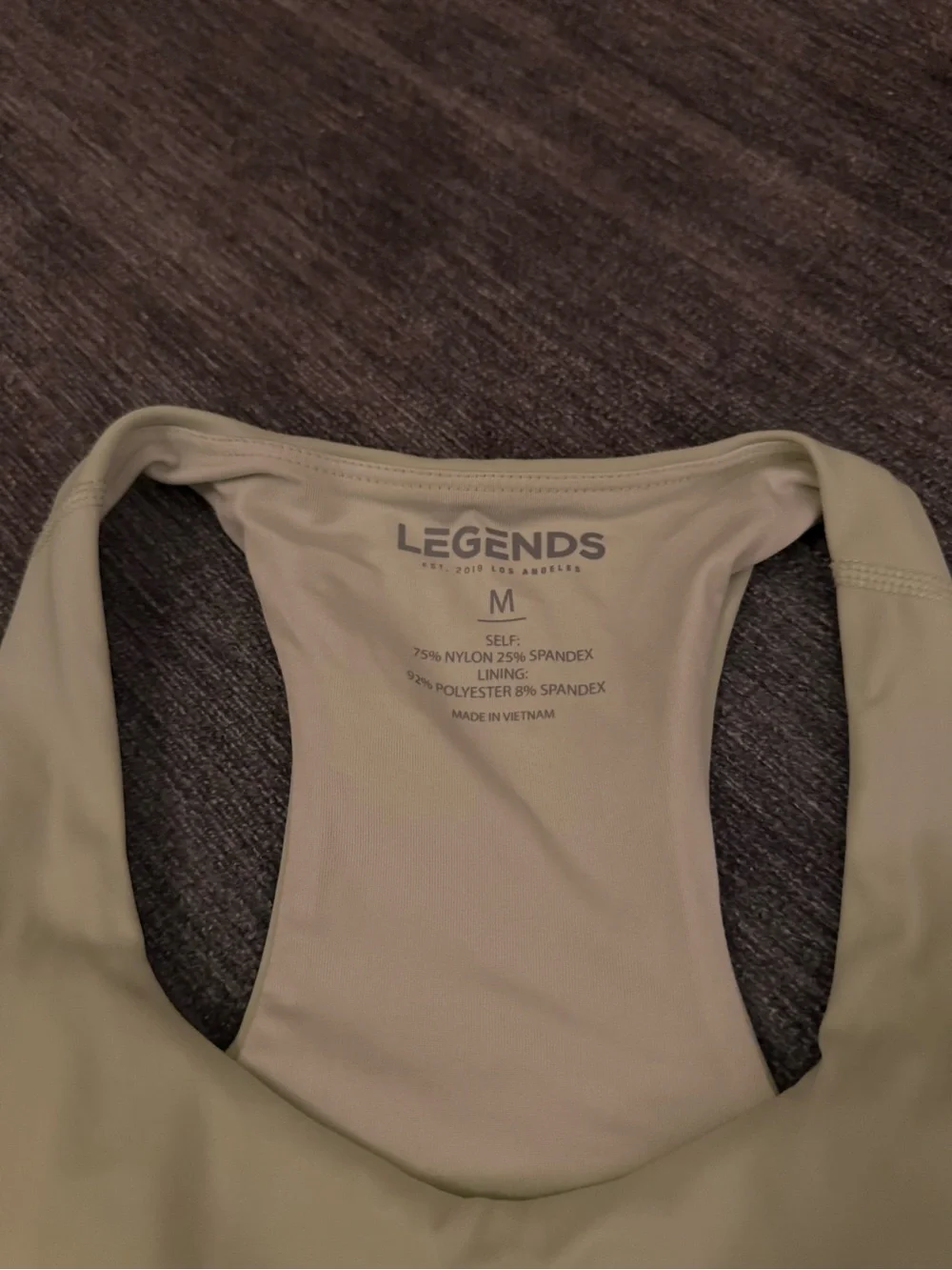 Legends matching workout set in honeydew